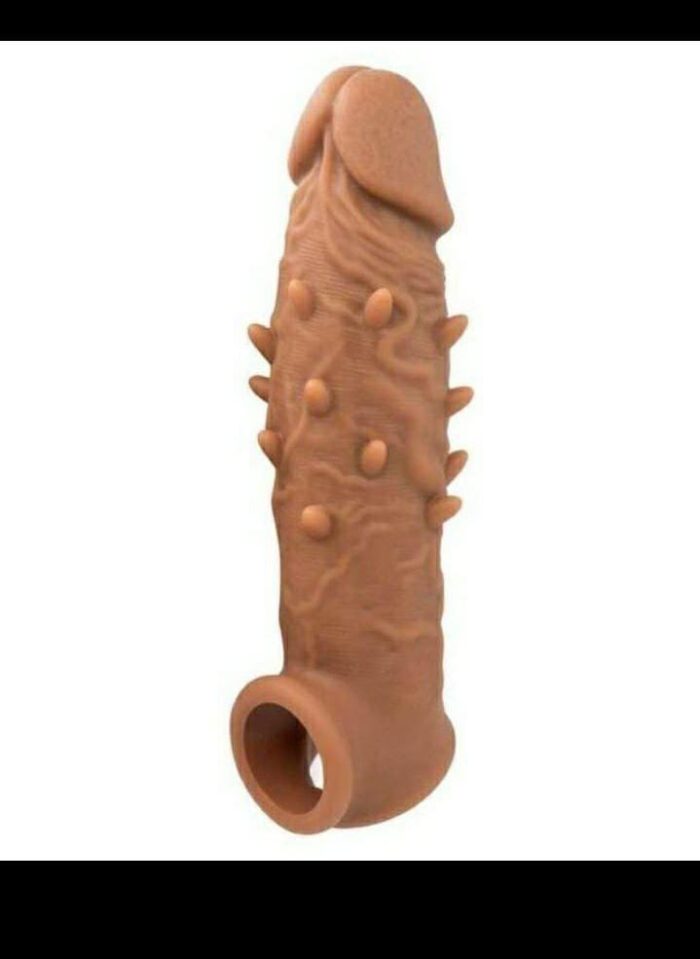 Dotted Silicon condom 8 inch Reusable Fine Quality