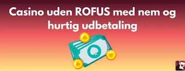 Oplev Nye Danske Online Casinoer Uden Rofus