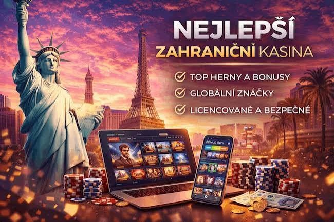 Nejlepší zahraniční online casina 2026 Kde hrát na internetu
